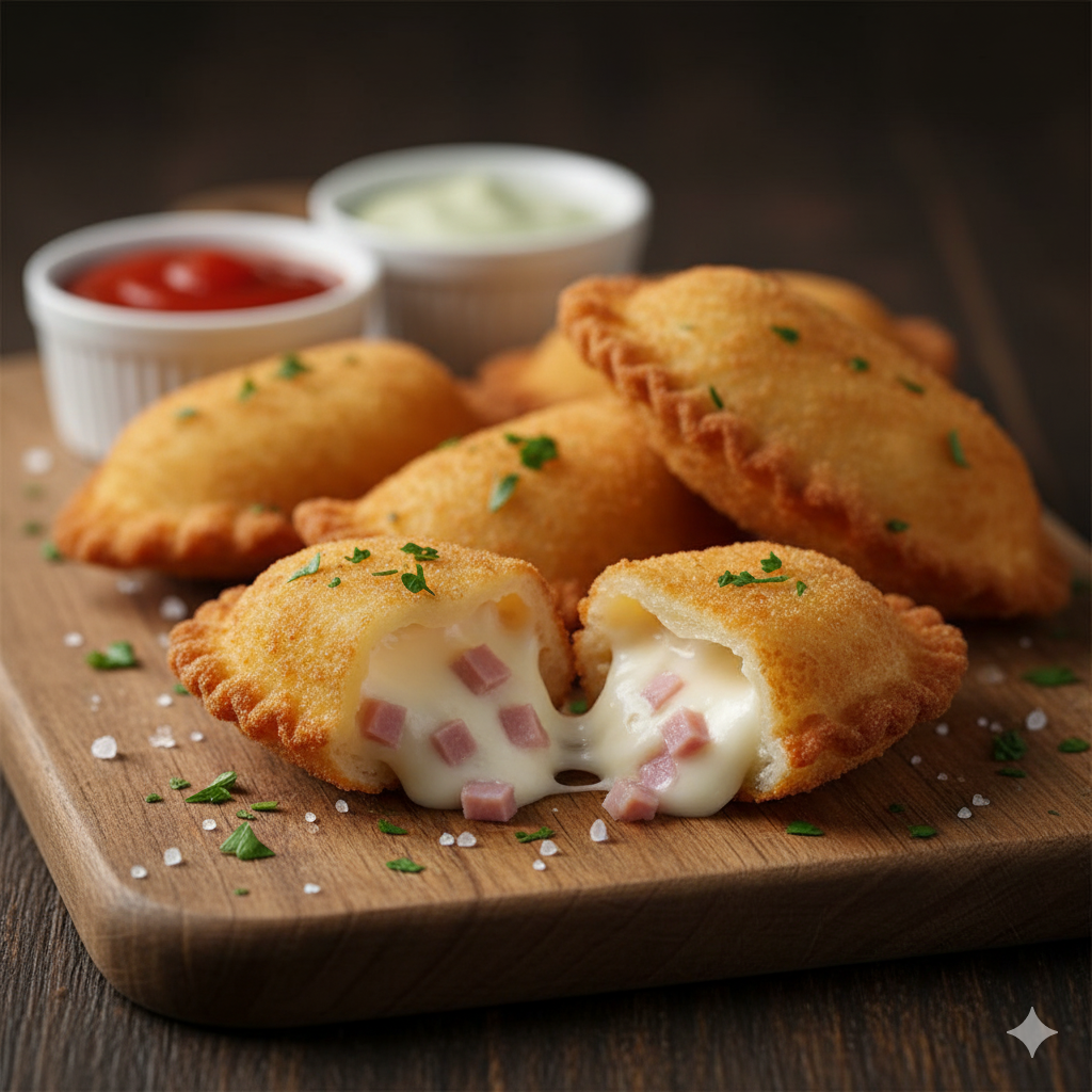 Risole de presunto e queijo